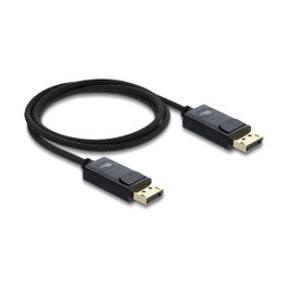 DeLOCK 81671 Cable DisplayPort Coaxial 16K 60 Hz 80 Gbps 1 m