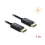 DeLOCK 81671 Cable DisplayPort Coaxial 16K 60 Hz 80 Gbps 1 m