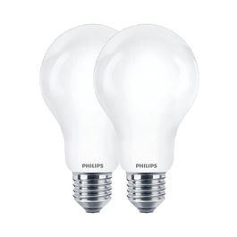 Philips Bombilla LED E27 10,5W 1521lm 2700K Luz Cálida 2Uds