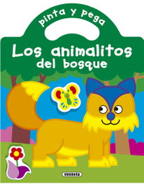 SUSAETA EDICIONES, Pinta y pega los animalitos del bosque