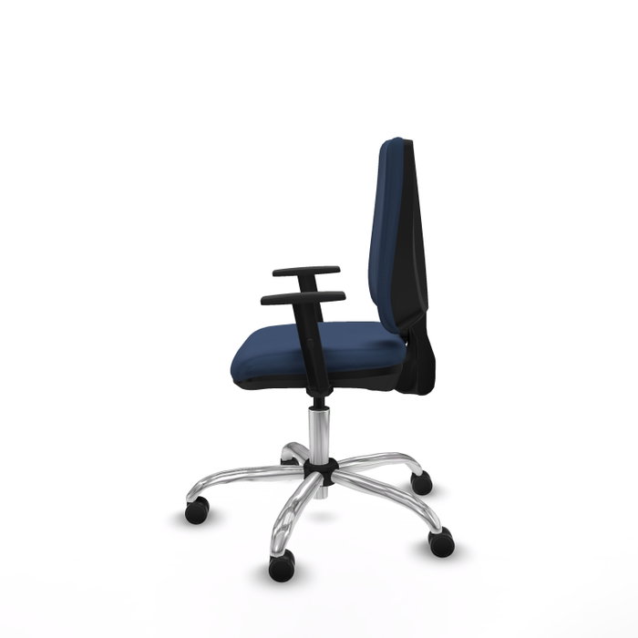 PIQUERAS Y CRESPO Silla de oficina Elche Azul marino con mecanismo Contacto permanente PIQUERAS Y CRESPO Silla de oficina Elche Azul marino con mecanismo Contacto permanente