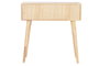 DKD Home Decor Consola de Madera de Hevea Natural Qingyue