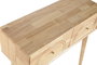 DKD Home Decor Consola de Madera de Hevea Natural Qingyue
