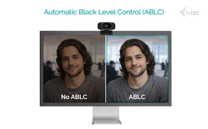 i-tec SOLOMON 300 Cámara Web 4K UHD 3840x2160 60fps - Campo de visión 92° - Obturador de privacidad - Plug & Play USB - Compatible con Windows, Mac, Android, iOS