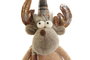 DKD Home Decor Figura de Reno en Poliéster, Surtido de 2 Unidades, Marrón