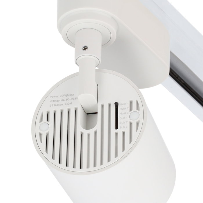 Altavoz Bluetooth 20W para Carril Blanco Monofásico