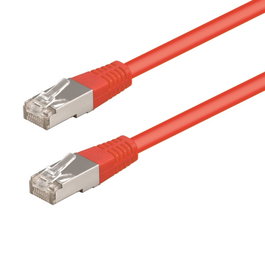 Wp Cable de red WPC-PAT-5F010R Rojo 1 m Cat5e F/UTP (FTP)