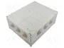SEZ DK Caja de conexiones gris 240x90x190mm IP55
