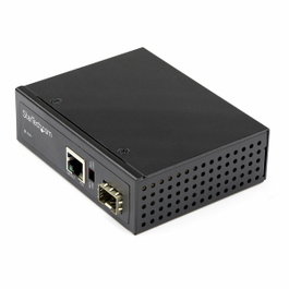 StarTech PoE + Convertidor de medios industrial 60W Fibra a Cobre Gigabit Ethernet