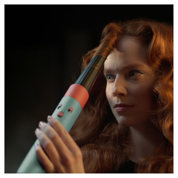 Dyson Airwrap HS08 ID Complete Long Ceramic Patina/Topaz Herramienta de Peinado Múltiples Accesorios