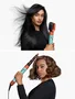 Dyson Airwrap i.d. Curly+Coily - Verde azulado, Naranja y Negro