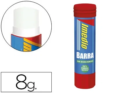 Imedio Barra adhesiva sin disolventes 8,2 g Imedio Barra adhesiva sin disolventes 8,2 g