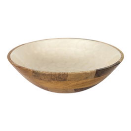 Home Deco Factory Ensaladera Natural de Mango Diámetro 27.5 cm