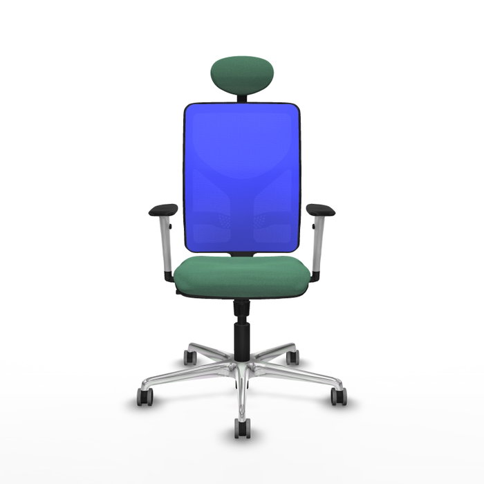PIQUERAS Y CRESPO Silla de oficina Motilla con mecanismo Sincro Verde esmeralda y Azul PIQUERAS Y CRESPO Silla de oficina Motilla con mecanismo Sincro Verde esmeralda y Azul