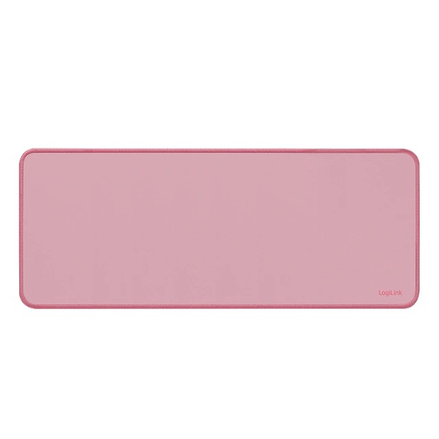 LogiLink Alfombrilla de escritorio 700 x 300 mm, rosa