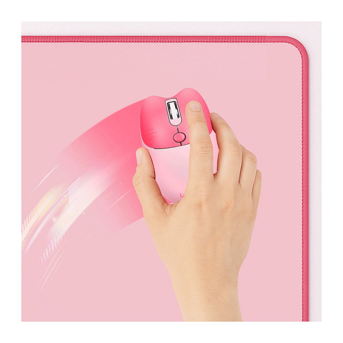 LogiLink Desk Mat 700 x 300 mm, rosa