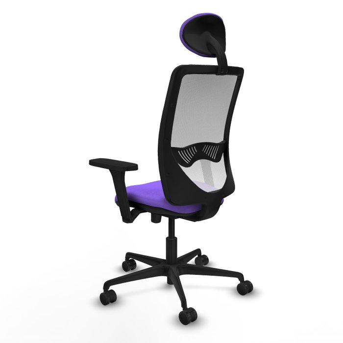 PIQUERAS Y CRESPO Silla de oficina Zulema con mecanismo Sincro/Traslack, Lila y Blanco PIQUERAS Y CRESPO Silla de oficina Zulema con mecanismo Sincro/Traslack, Lila y Blanco