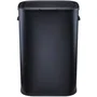Kitchen Move Cubo de Basura de Cocina Portland 60L - Apertura por Pulsación - Acero Inoxidable Negro - KIT1730848288669