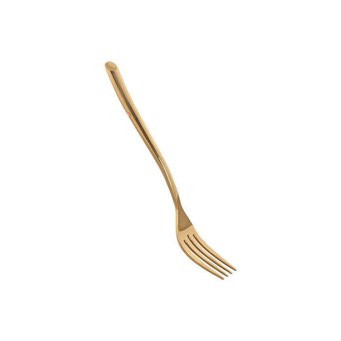 DKD Home Decor Set de Cubertería Chic Mision de 16 Piezas en Acero Inoxidable Dorado