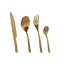 DKD Home Decor Set de Cubertería Chic Mision de 16 Piezas en Acero Inoxidable Dorado