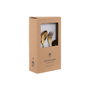 DKD Home Decor Set de Cubertería Chic Mision de 16 Piezas en Acero Inoxidable Dorado