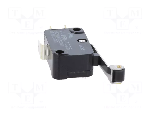 Aratas (Formerly Omron Components) Microconmutador SNAP ACTION SPDT 15A/250VAC V1561C25 Aratas (Formerly Omron Components) Microconmutador SNAP ACTION SPDT 15A/250VAC V1561C25