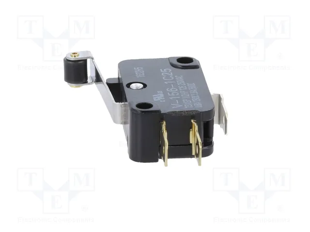 Aratas (Formerly Omron Components) Microconmutador SNAP ACTION SPDT 15A/250VAC V1561C25 Aratas (Formerly Omron Components) Microconmutador SNAP ACTION SPDT 15A/250VAC V1561C25