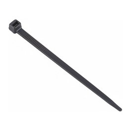 WKK Brida reutilizable de plástico negro 100x2,5 mm