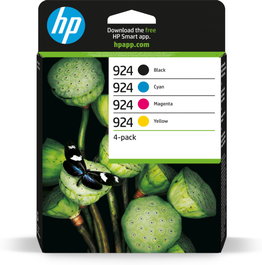 HP 924 Multipack de 4 Colores (BK/C/M/Y)