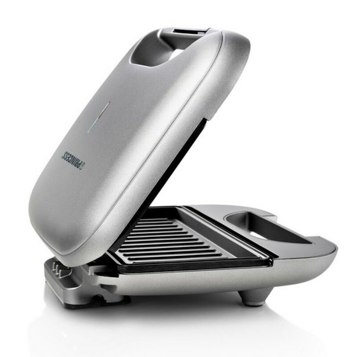 Sandwichera Grill Princess 01.127003.01.001 Negro Plateado 750 W