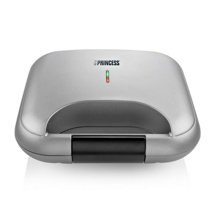 Sandwichera Grill Princess 01.127003.01.001 Negro Plateado 750 W