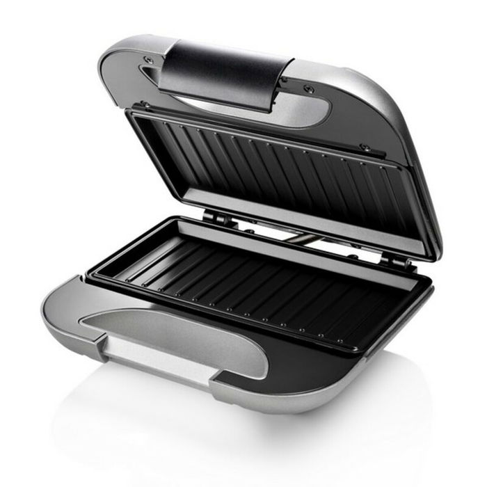 Sandwichera Grill Princess 01.127003.01.001 Negro Plateado 750 W