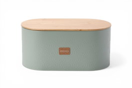 DKD Home Decor Panera Metal Bambú 33,5x19x15 Relieve Verde Menta
