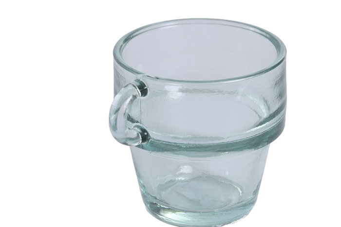 DKD Home Decor Taza de Café de Vidrio Reciclado 100ml