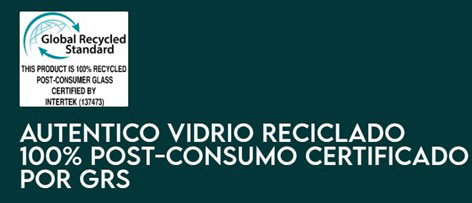 DKD Home Decor Taza de Café de Vidrio Reciclado 100ml