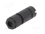 WIELAND Conector Industrial Redondo Macho RST de 3 Pines, Negro