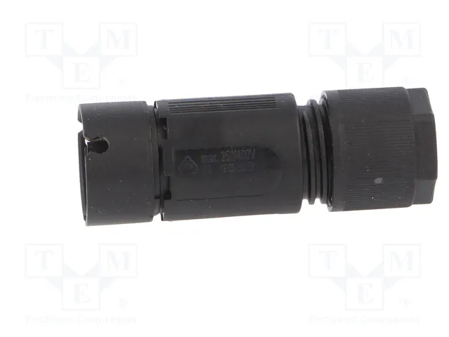 WIELAND Conector Industrial Redondo Macho RST de 3 Pines, Negro WIELAND Conector Industrial Redondo Macho RST de 3 Pines, Negro
