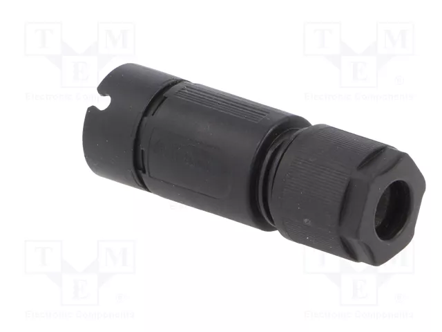 WIELAND Conector Industrial Redondo Macho RST de 3 Pines, Negro WIELAND Conector Industrial Redondo Macho RST de 3 Pines, Negro