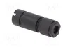 WIELAND Conector Industrial Redondo Macho RST de 3 Pines, Negro
