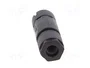WIELAND Conector Industrial Redondo Macho RST de 3 Pines, Negro