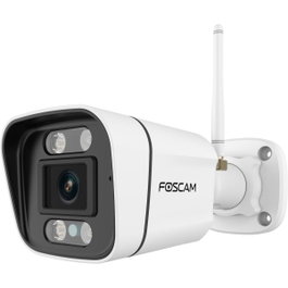 Foscam V8P Cámara bala WiFi para exteriores, Blanco