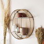 Home Deco Factory Estante Redondo Java Colección Natural d.53 cm