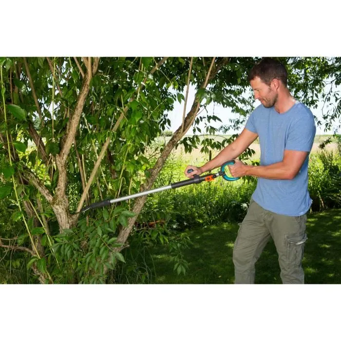 Gardena Lopper SlimCut Podadora para Acceso Difícil y Espacios Estrechos con Cabezal de Corte Fino y Doble Potencia Rack