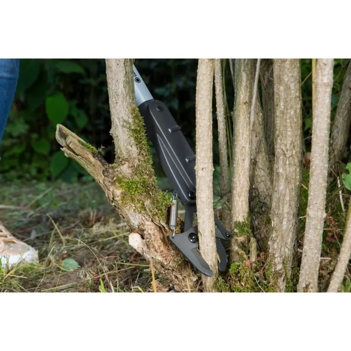 Gardena Lopper SlimCut Podadora para Acceso Difícil y Espacios Estrechos con Cabezal de Corte Fino y Doble Potencia Rack