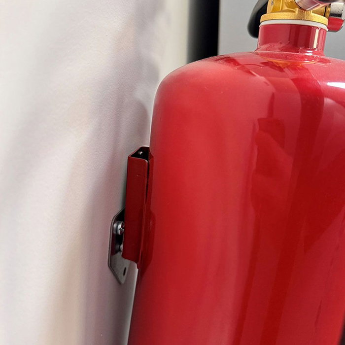 Edm Placa Colgador Extintor Zinc CG14 91242 para 6kgs Tipo Gancho