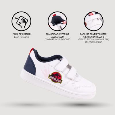 Deportiva Suela Pvc Jurassic Park Blanco 31