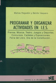 PROGRAMAR Y ORGANIZAR ACTIVIDADES, Regodon, M./Vaquero, B. - NARCEA