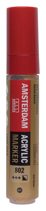 Amsterdam Marker Acrílica 15 mm Oro Claro 802 Amsterdam Marker Acrílica 15 mm Oro Claro 802