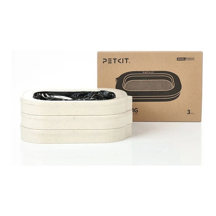 PETKIT Purobot Ultra Bolsas de Residuos para Caja de Arena - Pack de 2 Unidades, Acero, Compatible con Modelo PUROBOT ULTRA, Certificación CE