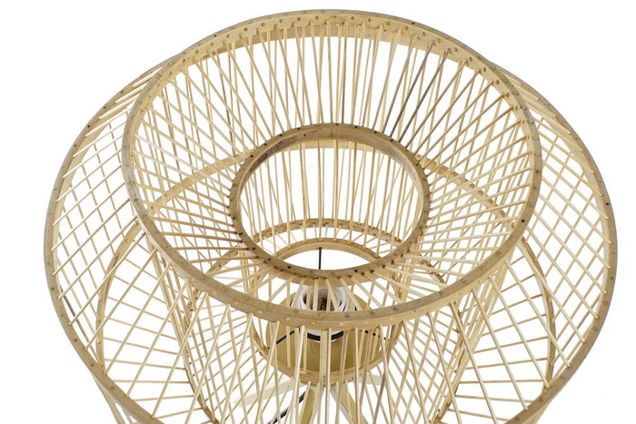 DKD Home Decor Pantalla Balines Natural 40 x 40 x 28 cm